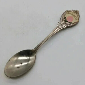 Vintage Georgia Peach Souvenir Spoon Kitschy cool
